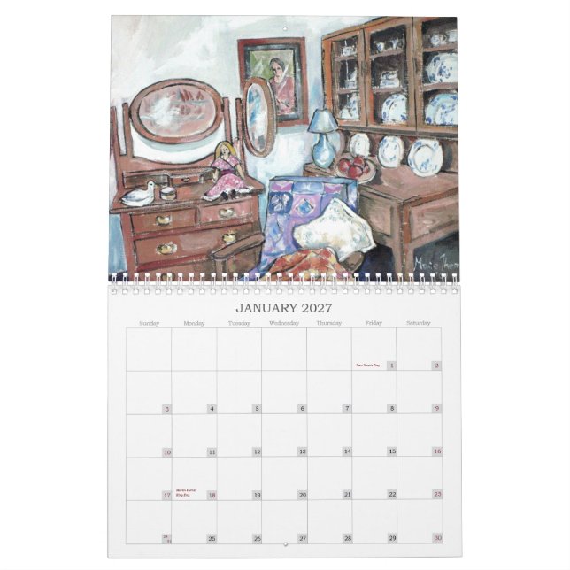 Calendario Placeres del país (Jan 2027)