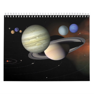 Calendario Planetas y espacio del sistema solar