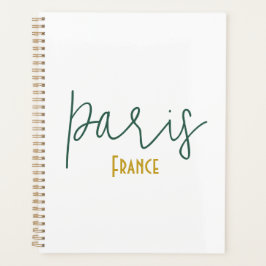 Calendario Planificador de Recuerdos de París, Fra