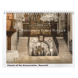 Calendario Planificador Familiar Personalizado Sitios Sagrado