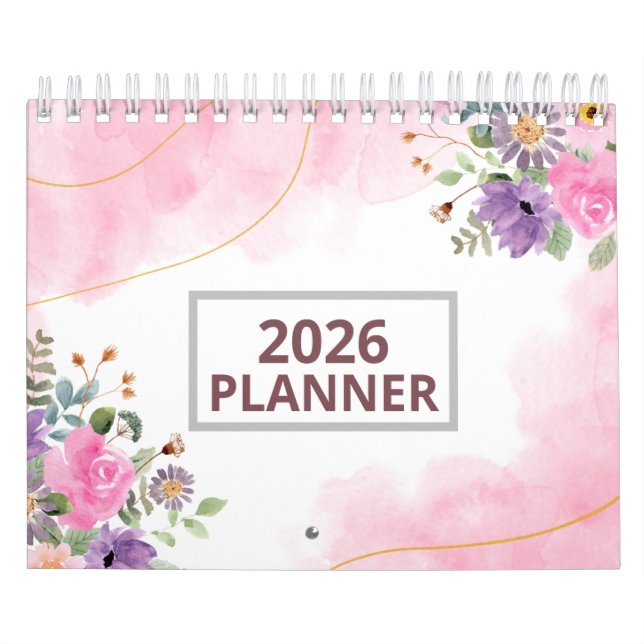 Calendario Planificador Mínimo 2026 (Tapa)