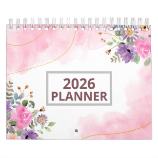 Calendario Planificador Mínimo 2026