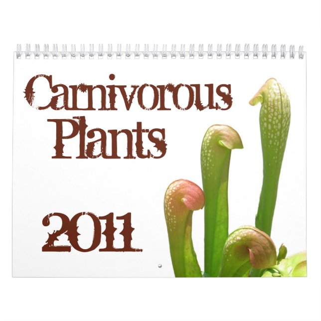 Calendario Plantas carnívoras (Tapa)