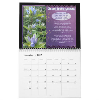 Calendario Plantas Nativas de Indiana