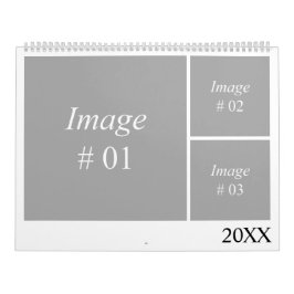 Calendario plantilla de colección de instagram de 12 meses