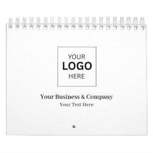 Calendario Plantilla de logotipo de negocio personalizado