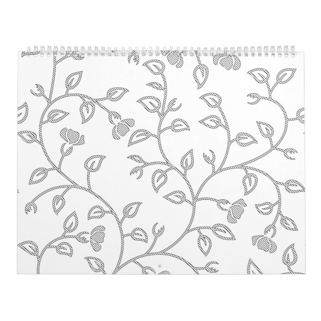 Calendario Platino, Nieve Deriva, Diseño decorativo Star Dust (Tapa)