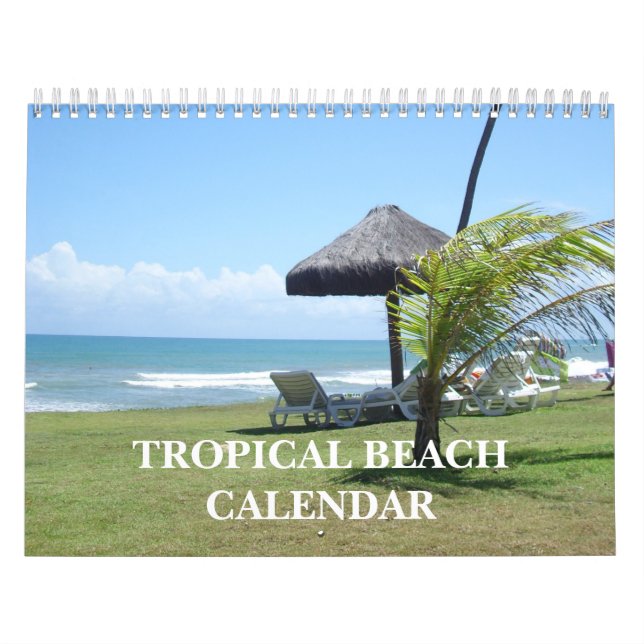 Calendario Playa tropical 2025 (Tapa)
