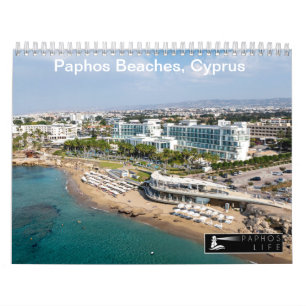 Calendario Playas de Paphos Chipre, por PaphosLife