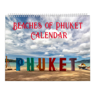 Calendario Playas de Phuket, Tailandia