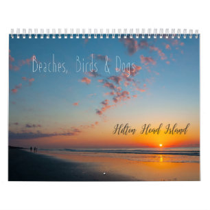 Calendario Playas, pájaros y perros en Hilton Head Island