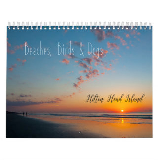 Calendario Playas, pájaros y perros en Hilton Head Island