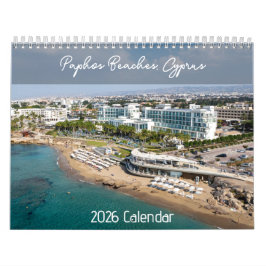 Calendario Playas, Paphos Chipre, por PaphosLife Calendar