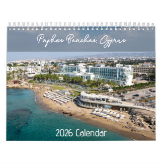 Calendario Playas, Paphos Chipre, por PaphosLife Calendar