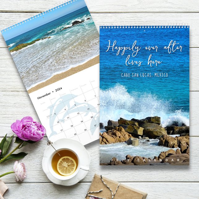Calendario Playas tropicales de Cabo San Lucas México Una pág (Subido por el creador)