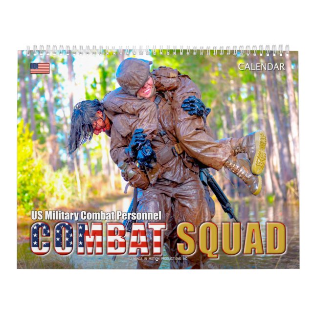 Calendario PLAZA COMBAT - Personal de combate militar de los  (Tapa)