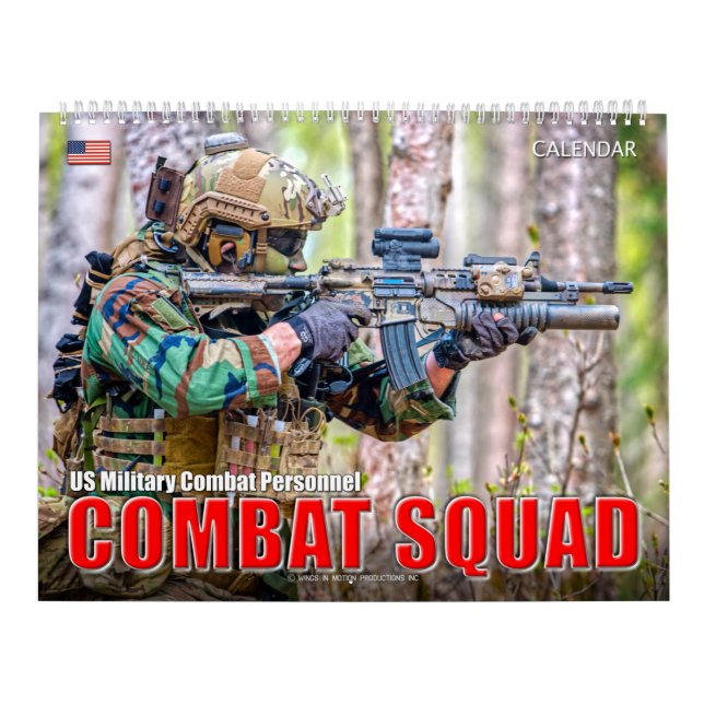 Calendario PLAZA COMBAT - Personal de combate militar de los  (Tapa)