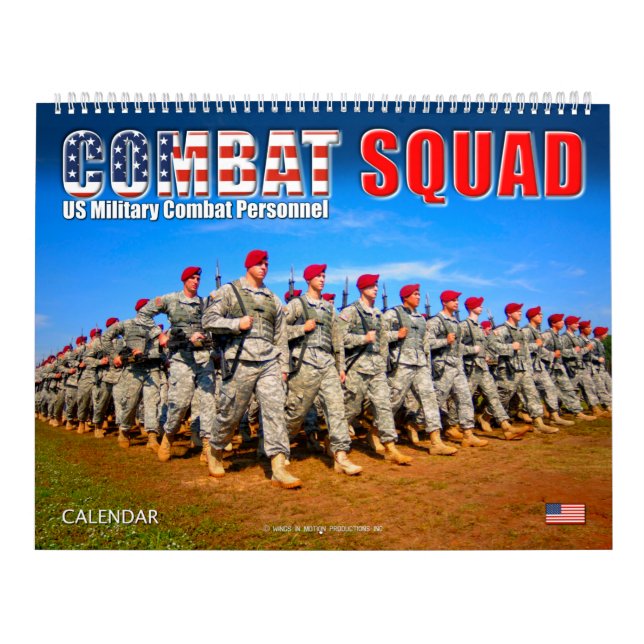 Calendario PLAZA COMBAT - Personal de combate militar de los  (Tapa)