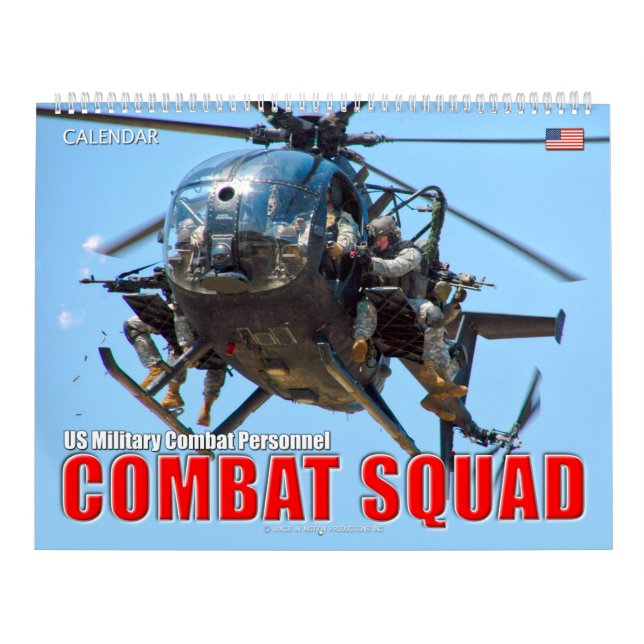Calendario PLAZA COMBAT - Personal de combate militar de los  (Tapa)