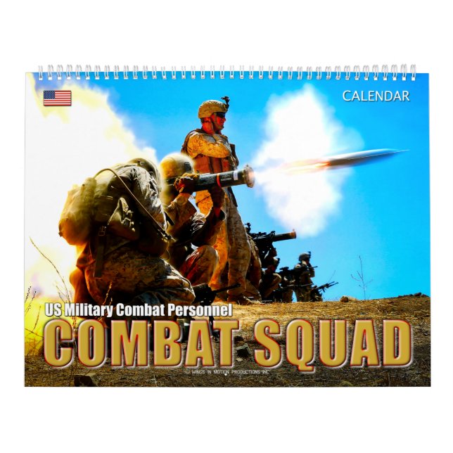 Calendario PLAZA COMBAT - Personal de combate militar de los  (Tapa)