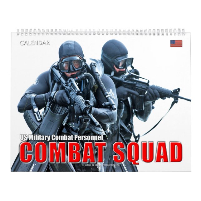 Calendario PLAZA COMBAT - Personal de combate militar de los  (Tapa)