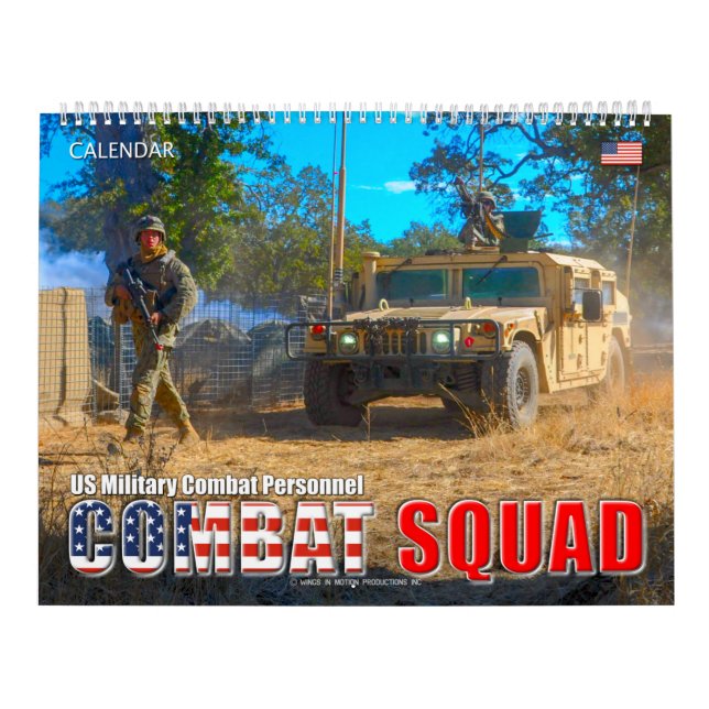 Calendario PLAZA COMBAT - Personal de combate militar de los  (Tapa)
