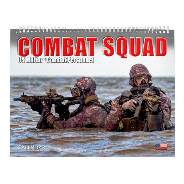 Calendario PLAZA COMBAT - Personal de combate militar de los  (Tapa)