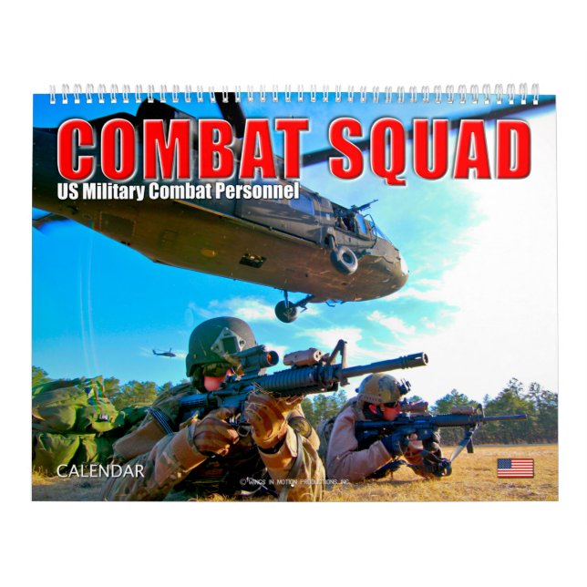 Calendario PLAZA COMBAT - Personal de combate militar de los  (Tapa)