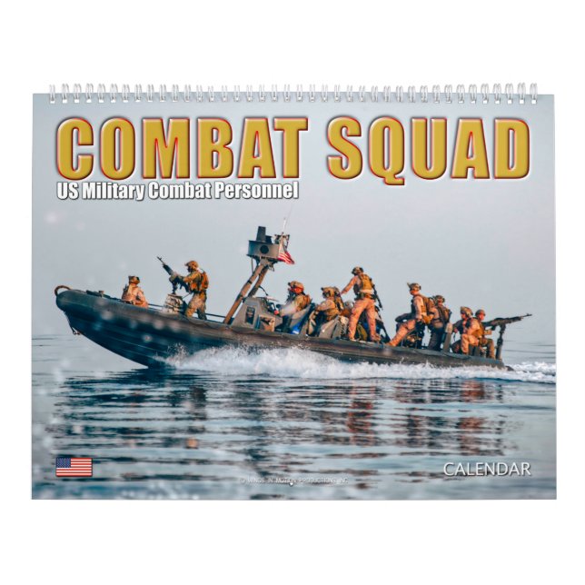 Calendario PLAZA COMBAT - Personal de combate militar de los  (Tapa)