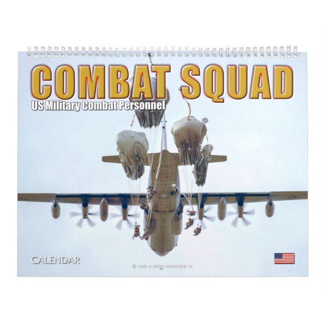 Calendario PLAZA COMBAT - Personal de combate militar de los  (Tapa)