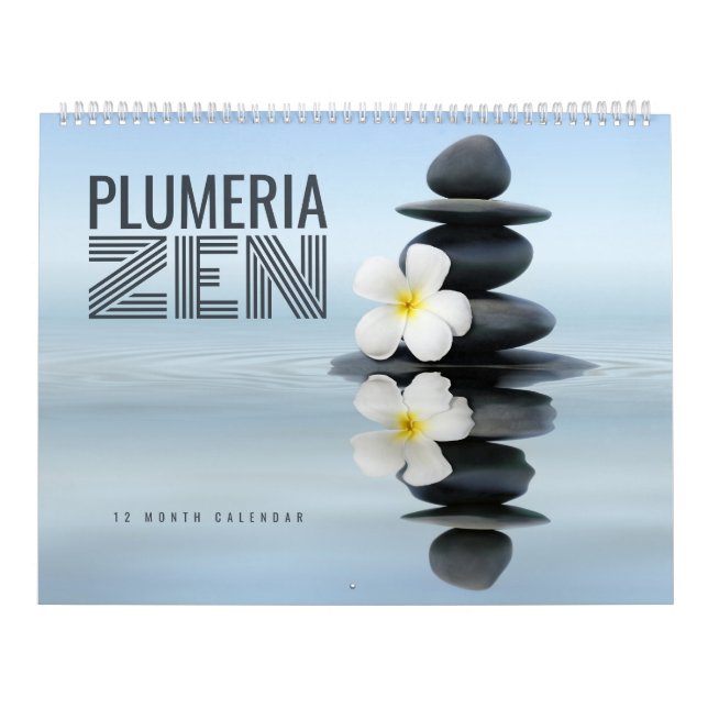 Calendario Plumeria Zen (Tapa)