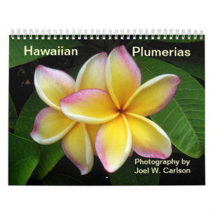 Calendario Plumerias hawaianos
