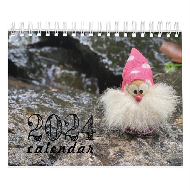 Calendario polaco 2024 de Ecléctic Fun Gnomes Ange (Tapa)