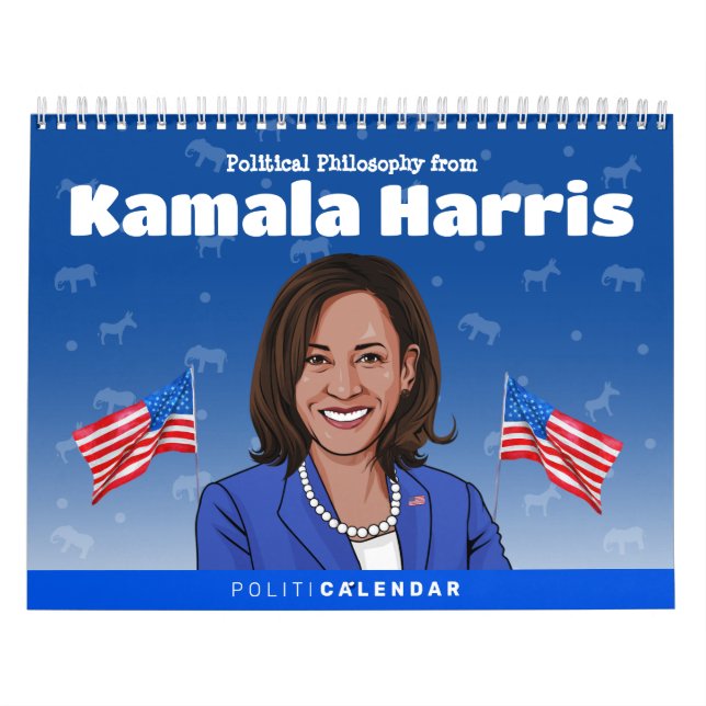 Calendario político de filosofía Kamala Harris (Tapa)