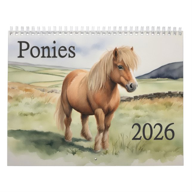 Calendario Ponies 2026 (Tapa)