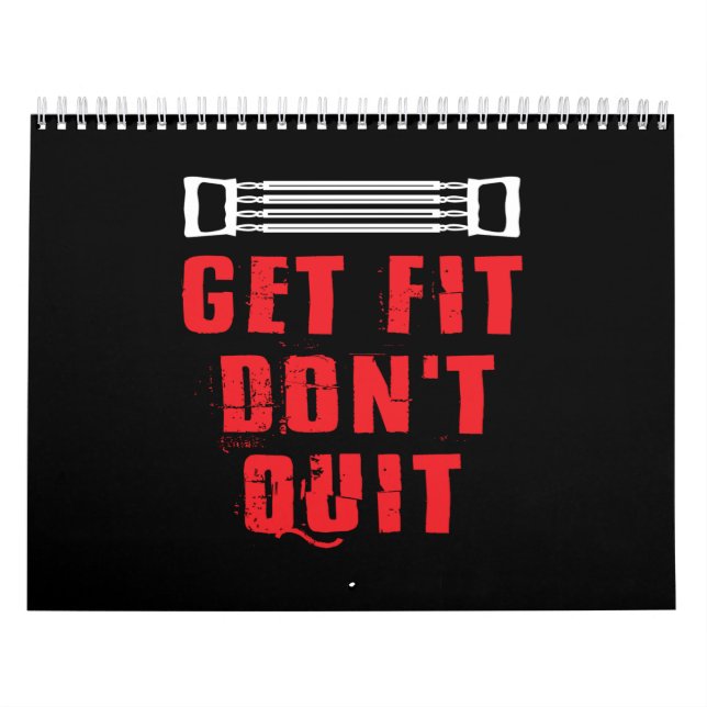 Calendario ponte en forma, no renuncies (Tapa)