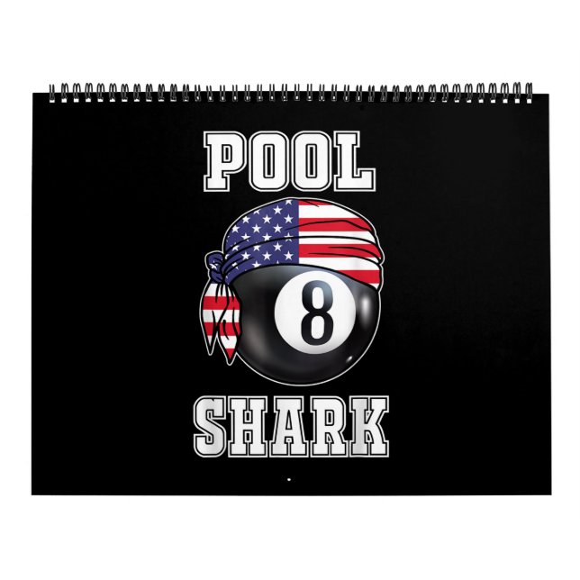 Calendario Pool Shark Jersey Guay Gift Top Bar Billiards (Tapa)