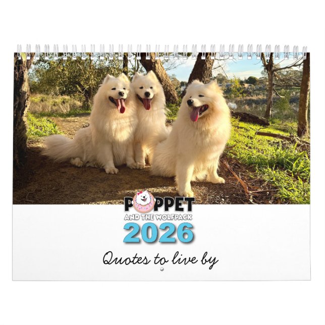 Calendario Poppet and the Wolfpack - Quotes to live by  (Tapa)