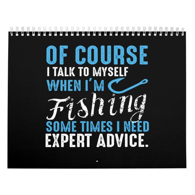 Calendario por supuesto que hablo conmigo mismo cuando estoy  (Tapa)