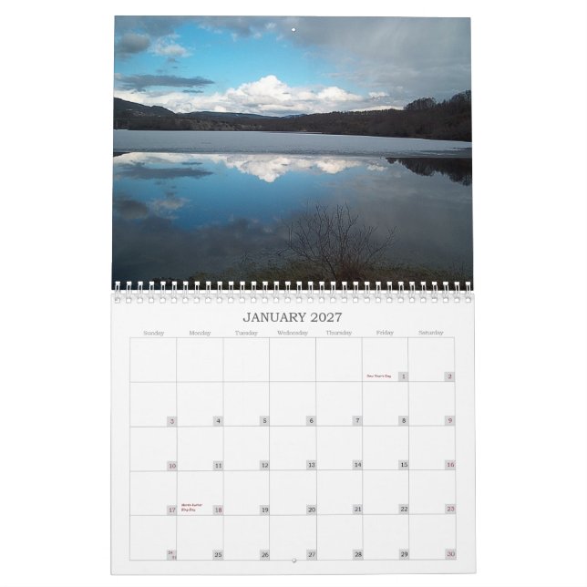Calendario Portugal (Jan 2027)