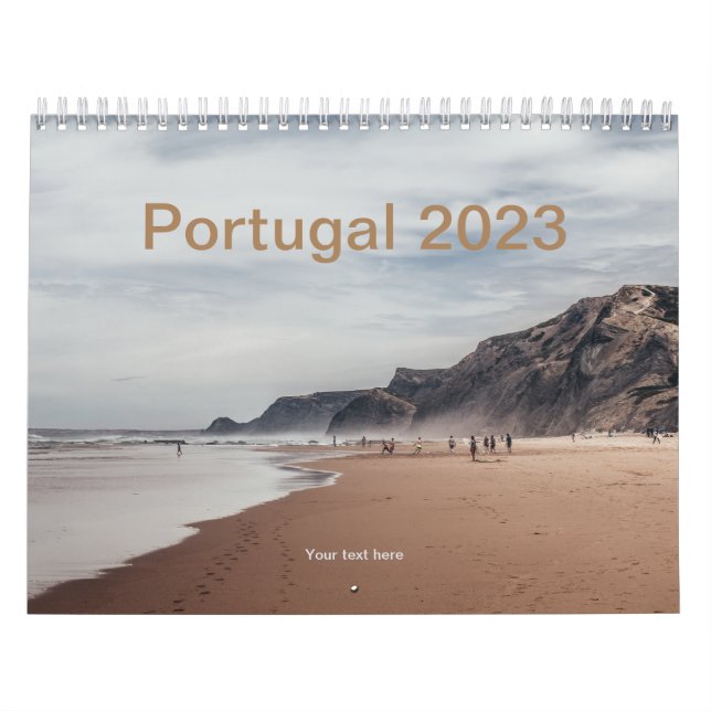 Calendario Portugal 2023 personalizable (Tapa)