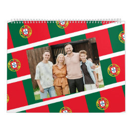 Calendario Portugal | Añadir tu foto bandera portuguesa 2026