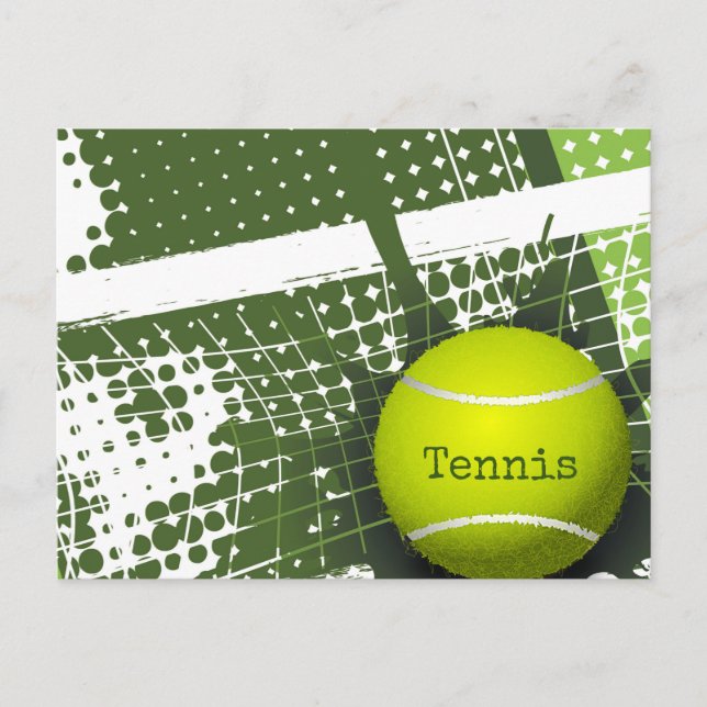 Calendario postal de diseño de tenis 2018 (Anverso)
