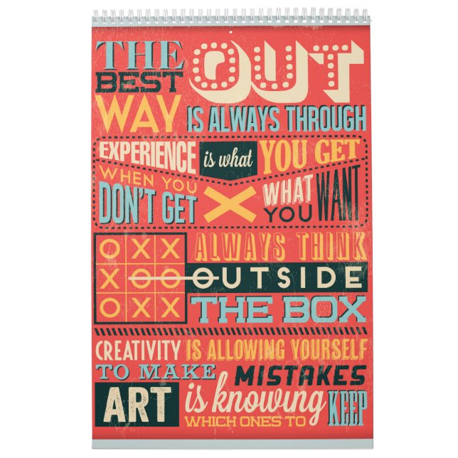 Calendario Poster inspirador (Tapa)