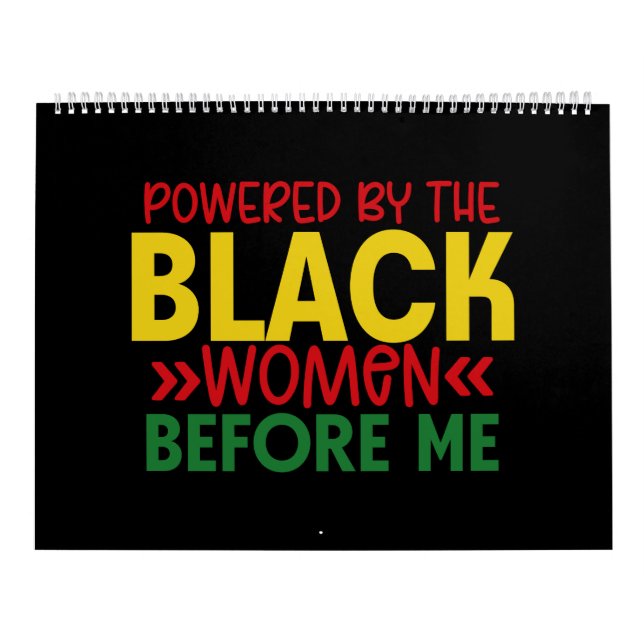 Calendario Powered By The Black Women Before Me Black History (Tapa)