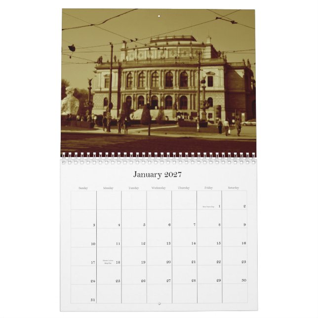 Calendario Praga (Jan 2027)