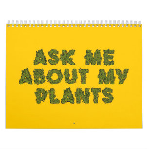 Calendario Pregúntame sobre mis plantas