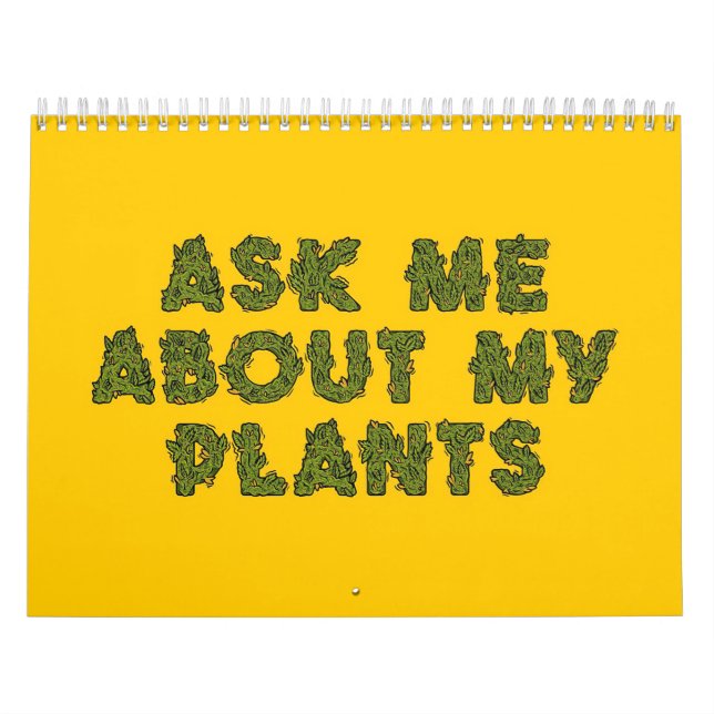 Calendario Pregúntame sobre mis plantas (Tapa)