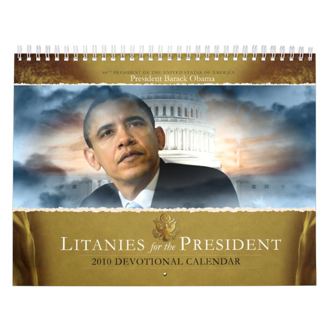 Calendario presidencial 2010 (Tapa)