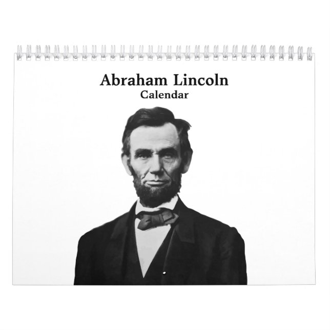 Calendario Presidente Abraham Lincoln (Tapa)